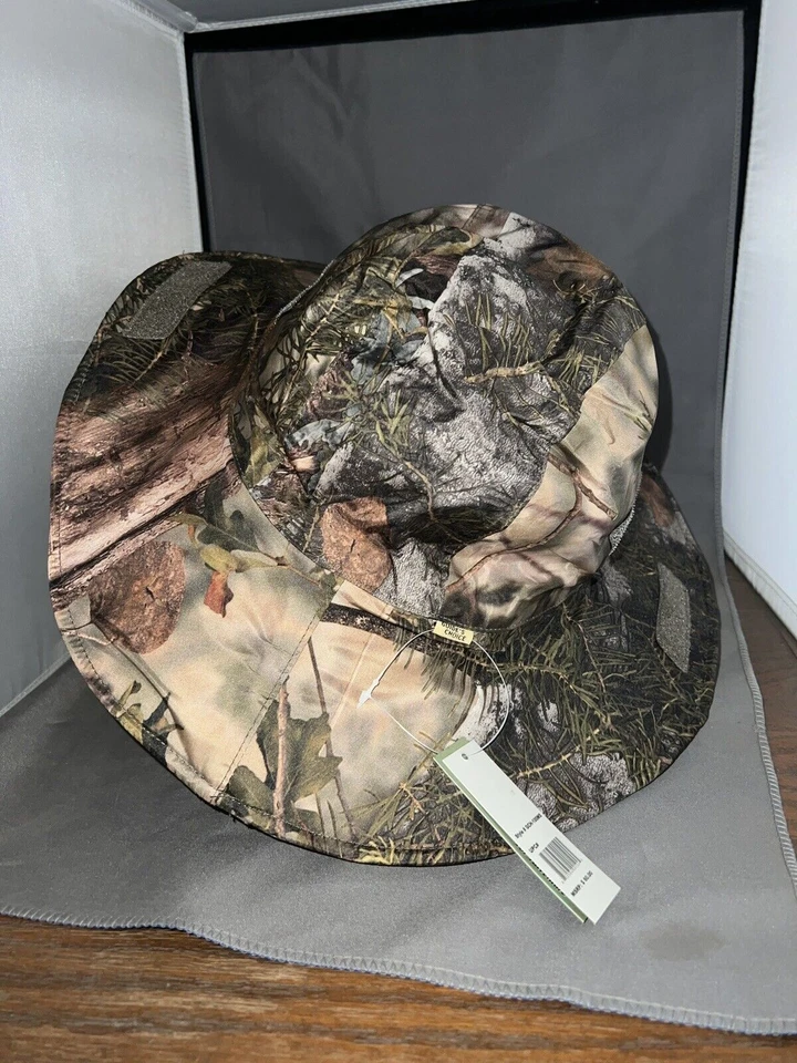 Waterproof Camo Boonie Hat Adjustable Size Fleece Lined - Image 2 of 4