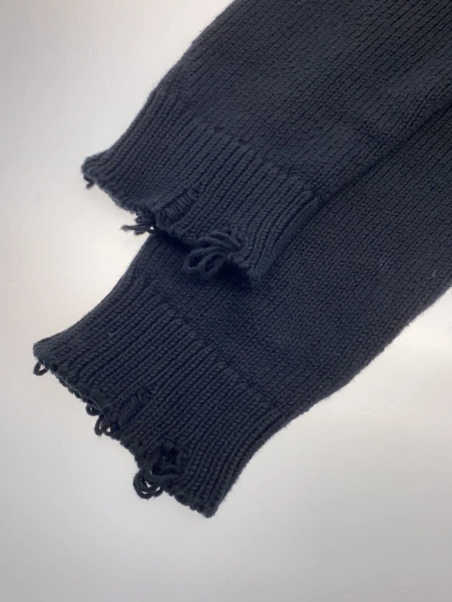 SAINT LAURENT (YSL) Felpa con cappuccio SAINT LAURENT maglia danneggiata nera S usata