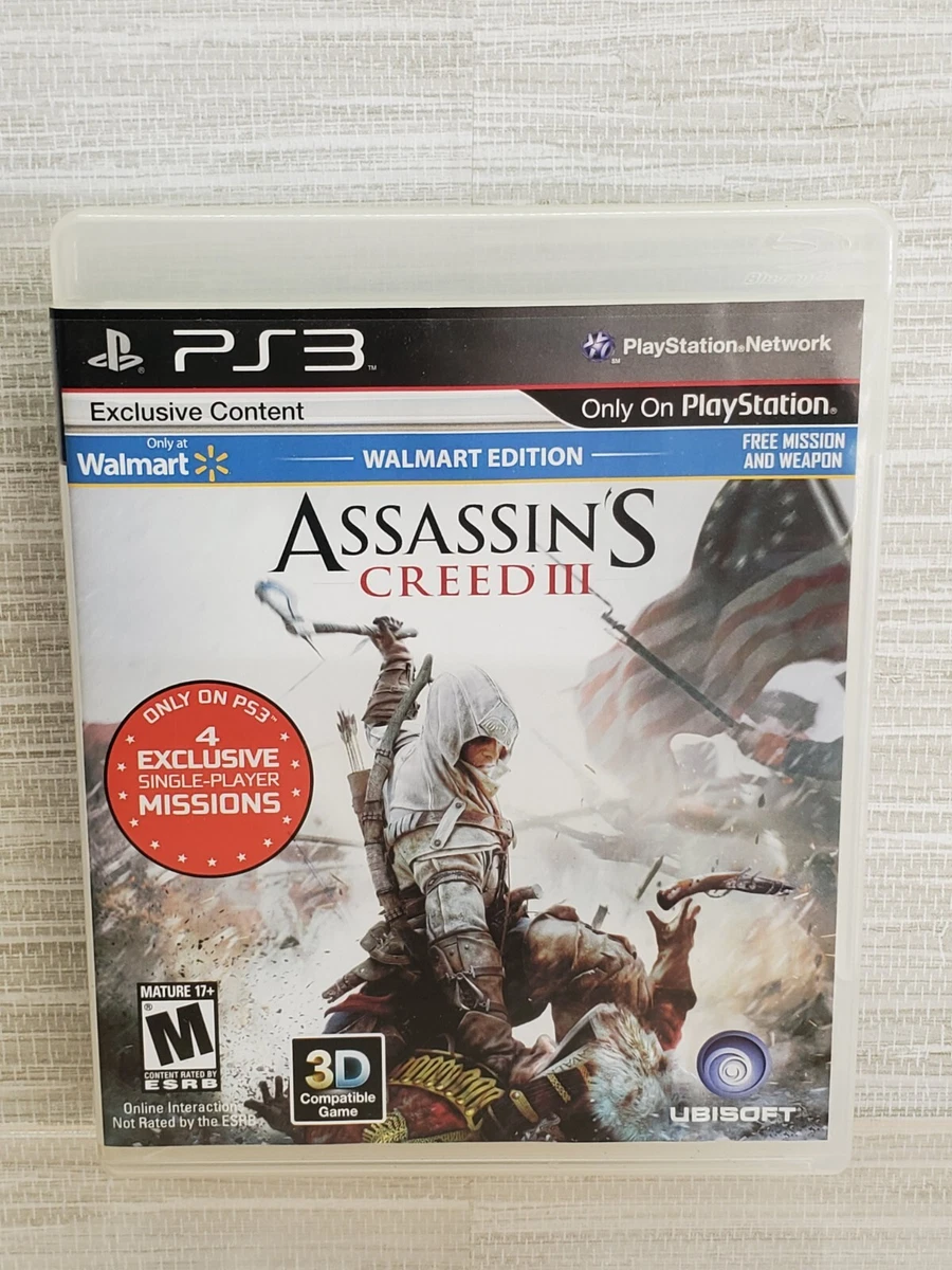 Assassin's Creed III (Sony PlayStation 3, 2012) for sale online