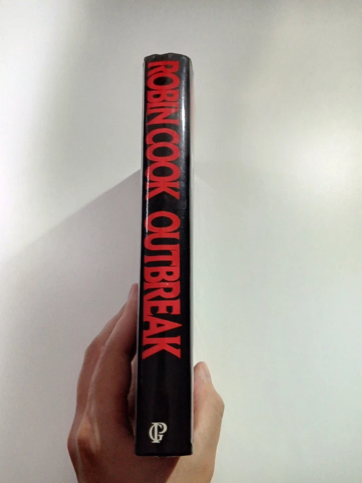 Outbreak Robin Cook Hardcover Book 1987 Vintage - Image 3 of 4