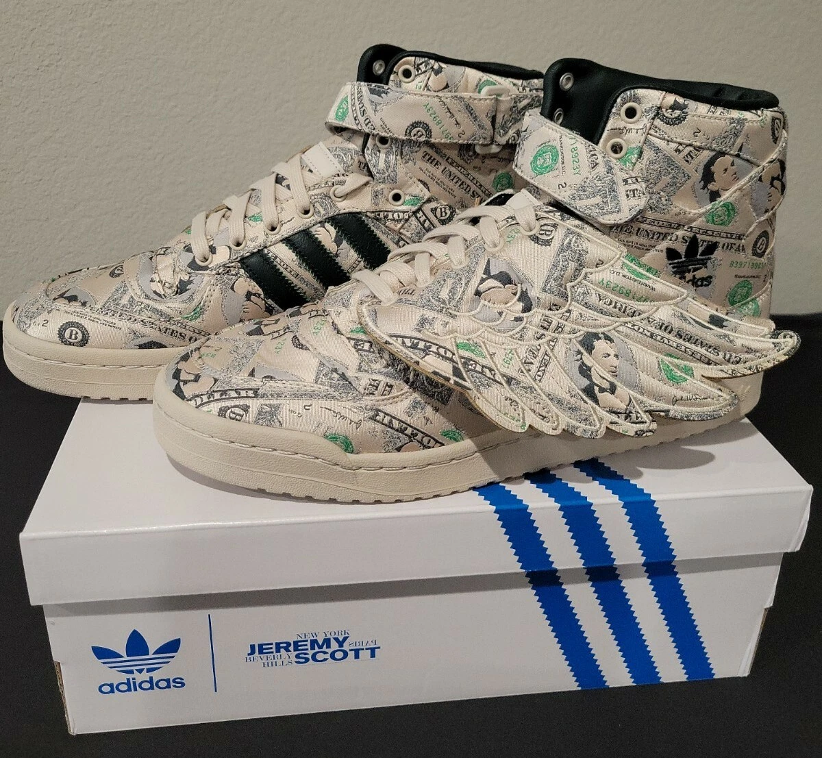 Adidas jeremy scott wings 2.0 femme beige discount