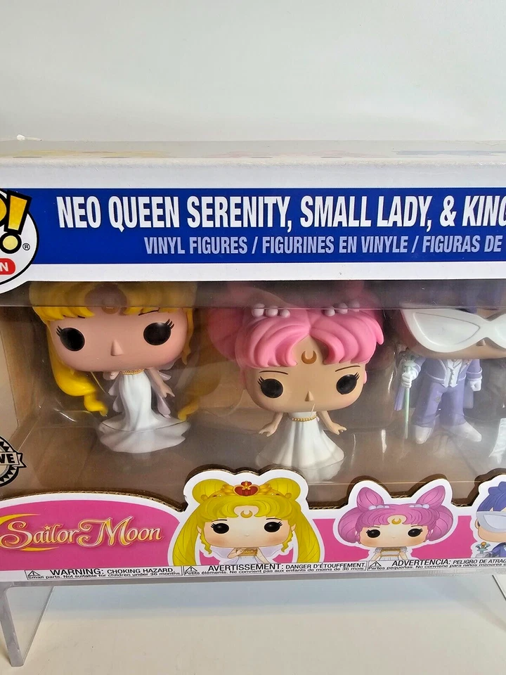 SAILOR MOON 3 PACK FUNKO POP  - NEO QUEEN SERENITY, SMALL LADY, KING ENDYMION - Image 3 of 4