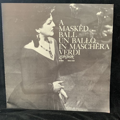 VERDI Un Ballo in Maschera - SOLTI - LONDON BLUEBACK OSA-1328 ST WB DG FFSS 3LP - Picture 3 of 5
