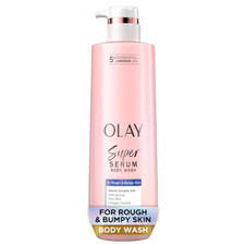 Olay Super Serum Body Wash for Rough  Bumpy Skin, 18.5 fl oz