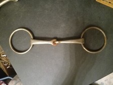 used Loose ring snaffle bit mouth 6 in mouth