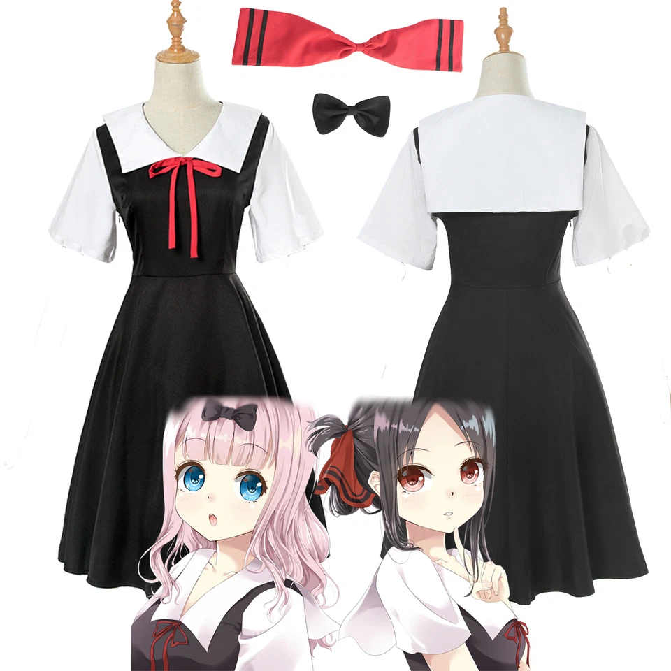 Kaguyasama Love is War Chika Fujiwara Shinomiya Kaguya Cosplay Dress Suit - Image 3 of 4