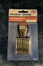 Cosco 2000 Plus Six Character Stamp-Includes 5 Symbols (#016411)