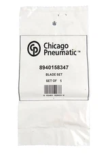 Chicago Pneumatic 8940158347 Rotor Blade Vane Set of 5