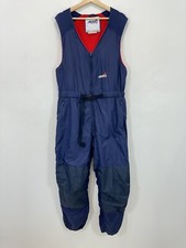 Musto Yachting Salopette Vintage Men M Blue Fleece Lined Full Zip LAWFC-4 32