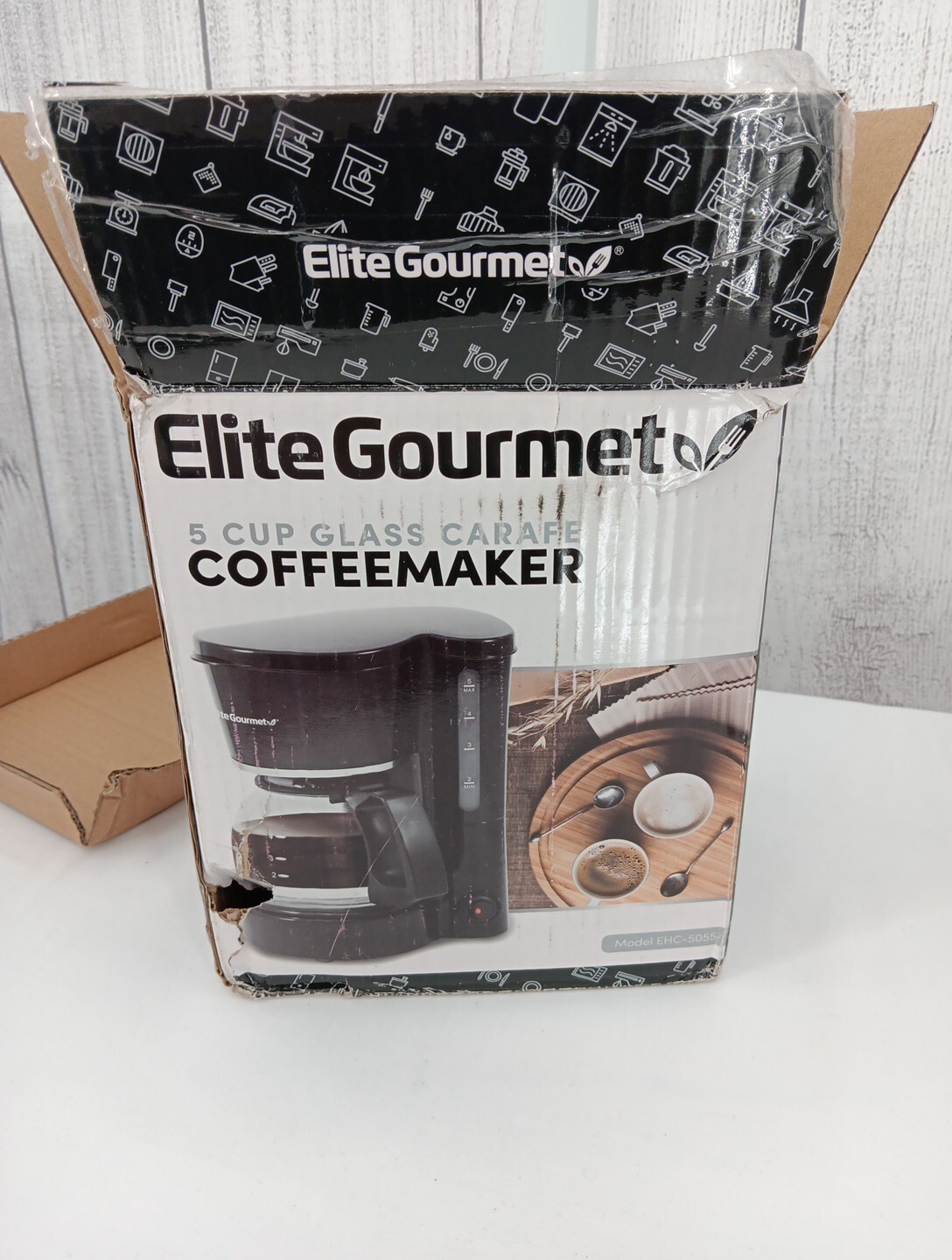 Elite Gourmet 5 cup Drip Coffee Maker, Model EHC-5055-SH