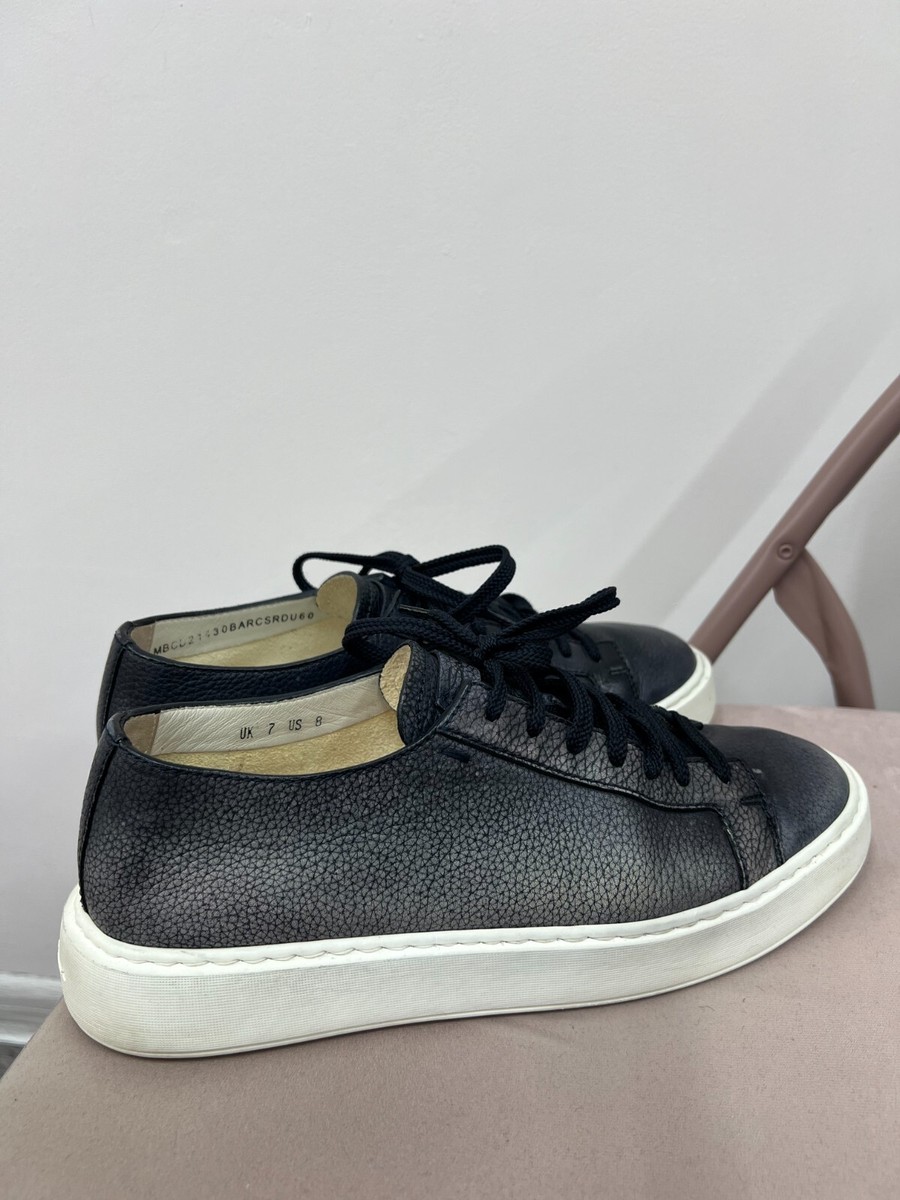 Santoni Leather Sneakers Men's Size UK 7 US 8 | eBay