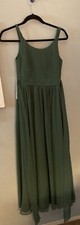 Azazie Junior Bridesmaid Dress Style Tiana, Color Dark Green Size J12