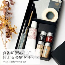 TSUGUKIT Kintsugi repair kit beginners Gold powder0.1g English manual