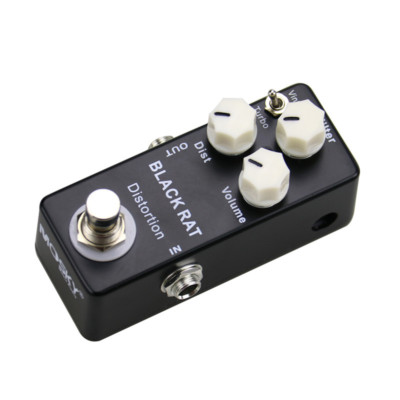 Upgraded Mini Rat Distortion Guitar Effects Pedal LM308 chip Based