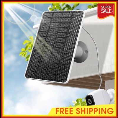 Monocrystalline 10W Solar Panel Charger for Wireless Outdoor Security Camera