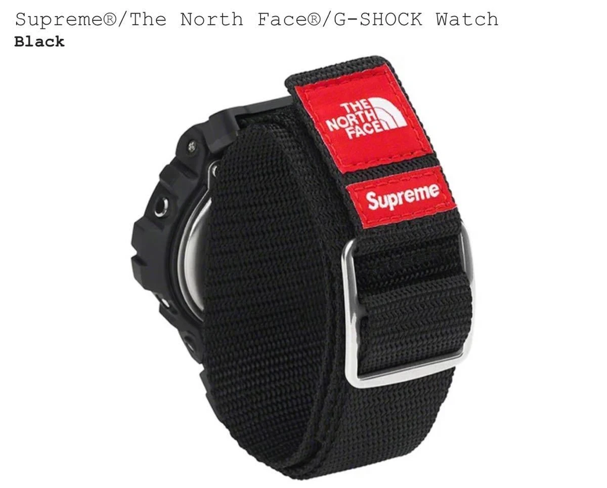 Supreme The North Face CASIO G SHOCK Watch DW 6900 Supreme North