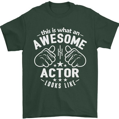 This Is What an Awesome Actor Looks Like Herren T-Shirt 100% Baumwolle