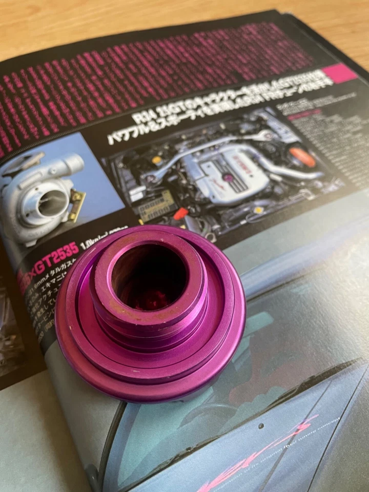 HKS OIL FILLER CAP RARE For Nissan Skyline GTR RB26 SR20 NISMO R32 R33 R34 S15 - Image 3 of 4