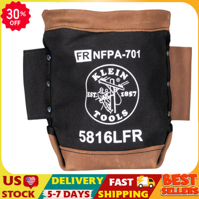 Klein Tools 5816LFR Flame Resistant Bolt Bag w/ Leather Reinforcement