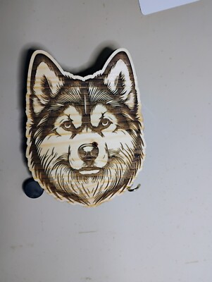 NEW ! Lazer Etched Dog Wall Hanging of A Huskie