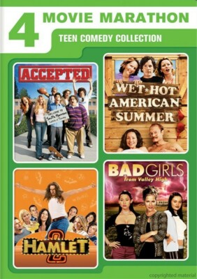 Accepted/Wet Hot American Summer/Hamlet 2/Bad Girls from Valley High, DVD, New