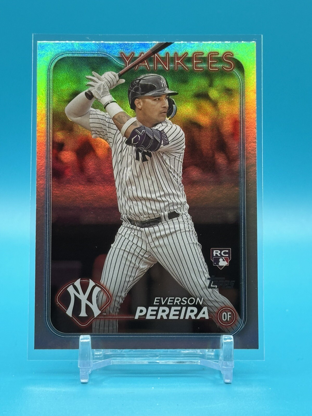 2024 Topps Series 2 Rainbow Foil #461 Everson Pereira New York Yankees RC