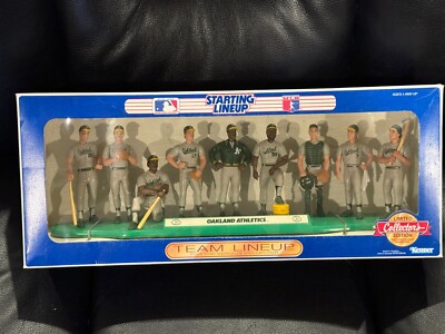 1989 Oakland Athletics Starting Lineup Team SLU McGwire, Canseco Sealed in Box