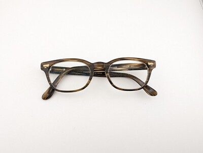 Eyeglasses, Frames Only, Adler BT Brown, 49-21-145, Plastic