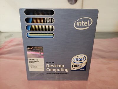Lot of 5 Intel Core 2 Duo E6400 w/heatsinks 2.13GHz LGA775 Processor CPU SL9T9