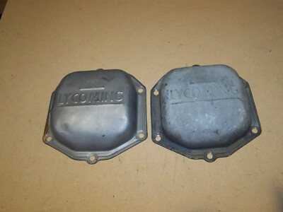 Lycoming Rocker Box Covers with large '' LYCOMING'' Marking.