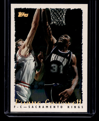 Duane Causwell Spectralight Parallel Topps 1994-95 Card #341 Sacramento Kings