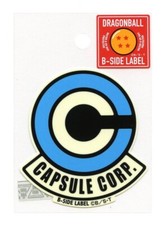 Dragon Ball Sticker Capsule Corp. Logo B-side Label Japan Exclusive Waterproof Dragon Ball Sticker Capsule Corp. Logo B-side Label Japan Exclusive Waterproof