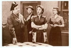 HONEYMOONERS-4"X6"-RALPH,ALICE,ED,TRIXIE-SEPIA-POSTCARD-TV/MOVIE(M-305*)