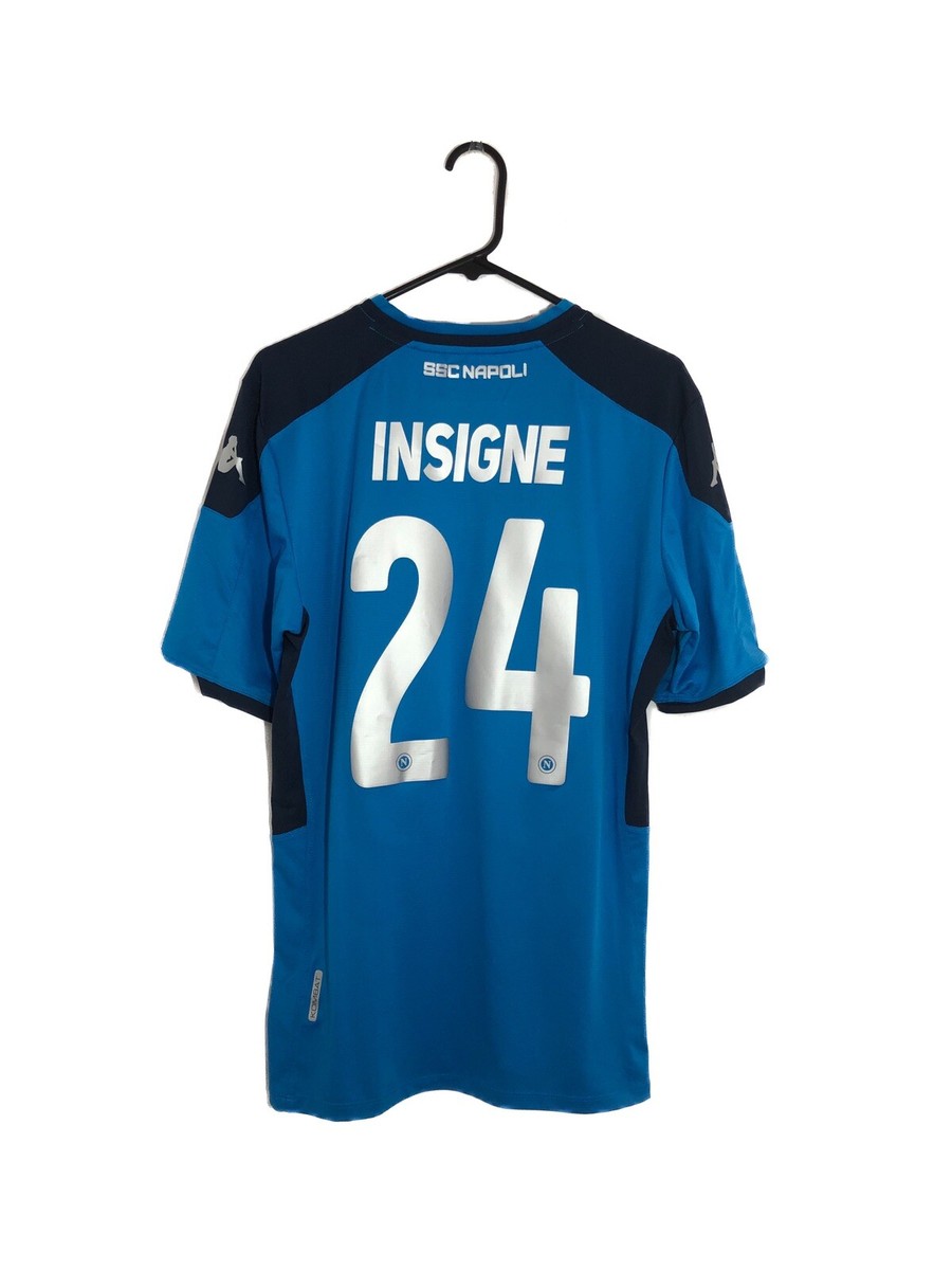 Insigne #24 SSC Napoli 2019/20 Kappa XL Slim Home Shirt BNWT