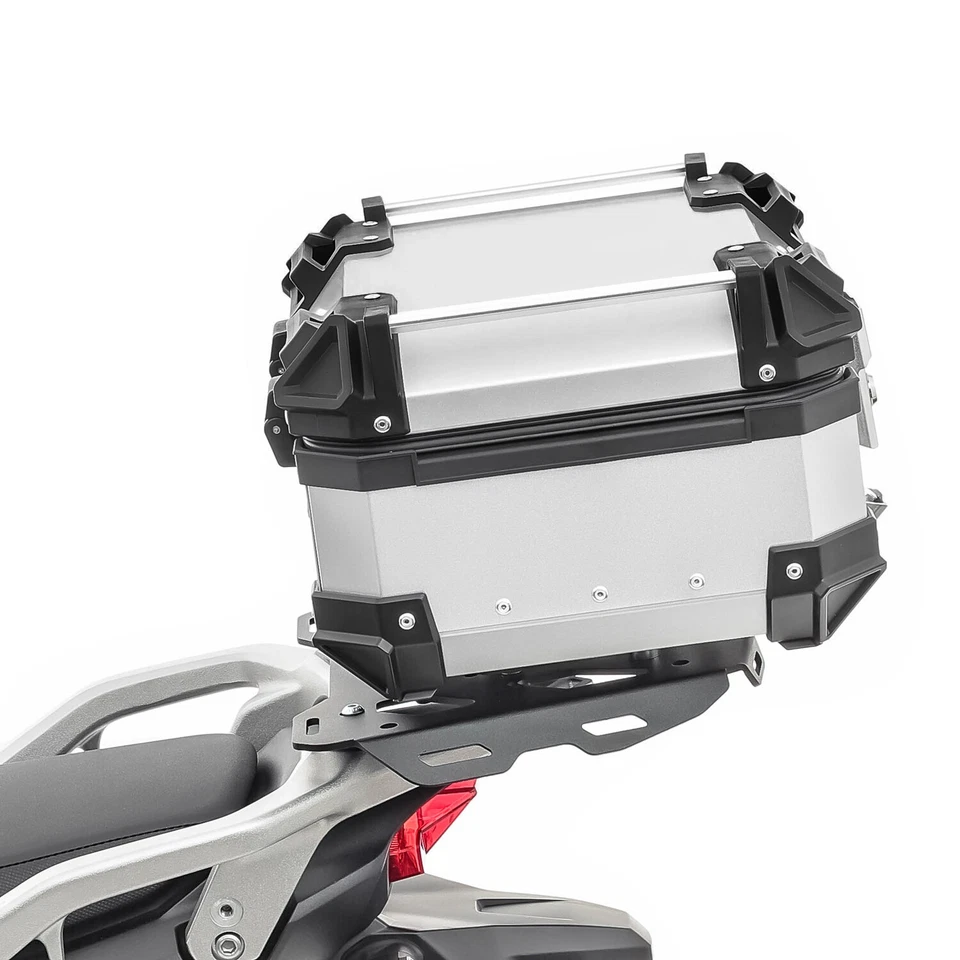 Top Case for Triumph Tiger 1200 Explorer / XC / XR Aluminium Bagtecs XB22 silver Foto 3 de 4