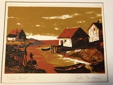 JOHN MOSIMAN ORIGINAL SERIGRAPH SIGNED “Gil’s Rocks” Print