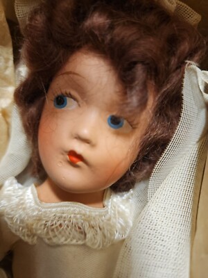 Vintage 1930s 1940s 22 Bride Porcelain, Excellent Old  Dolls