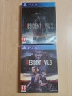 Resident Evil 2&3 Ps4 Lenticular! New Sealed Italian! Ed. glitterata! New!