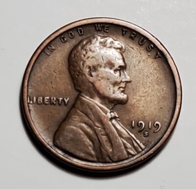 1919 S LINCOLN WHEAT PENNY #C3656 | eBay