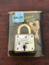 Vintage Master Lock No 44-D Body Luggage / Bags USA Made