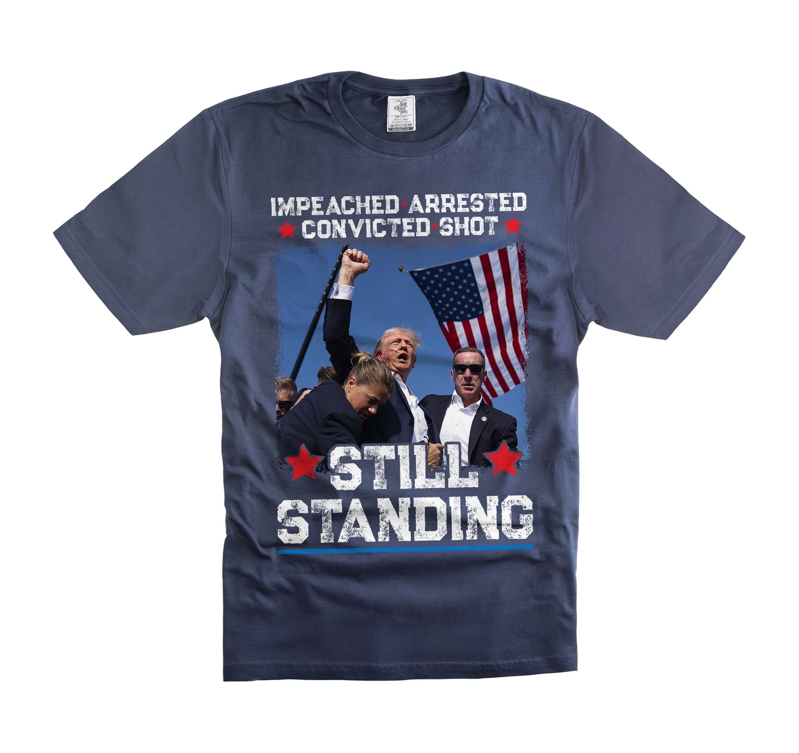 Men's Donald Trump DJT Shirt Trump Support Shirt Still Standing Tee Shirt