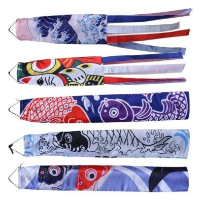Japanische Karpfen Flagge Koinobori Sushi Restaurant Dekor Festival Fisch Banner