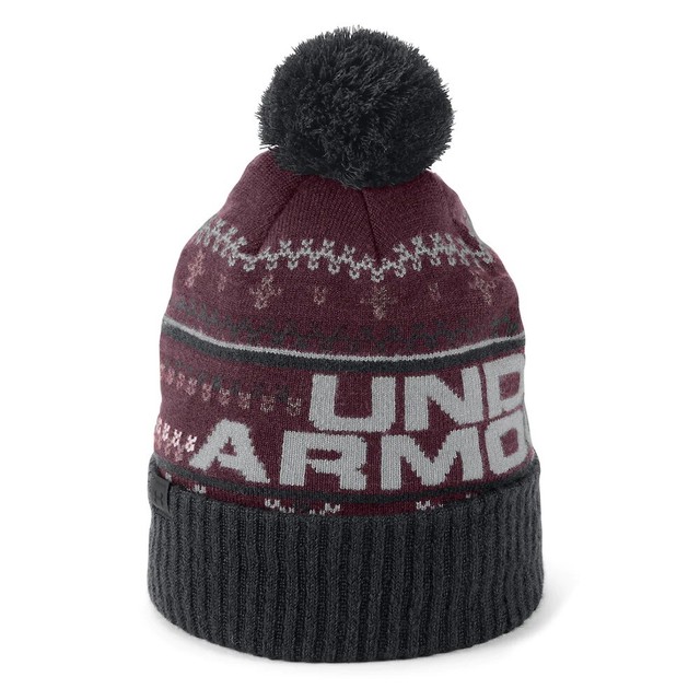 Retro Pom 3.0 Beanie Hat 1318515 Maroon 