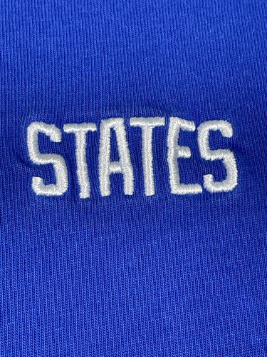 Equipo EE. UU. Juegos Olímpicos de Fútbol de Estados Unidos Nike Camiseta Azul Para Hombre PEQUEÑA - Imagen 2 de 12