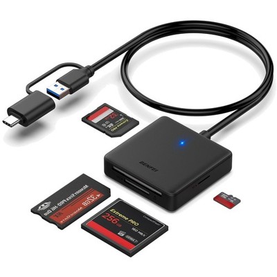 Speicherkartenleser 4 in 1 USB C USB SD Micro SD MS CF Adapter
