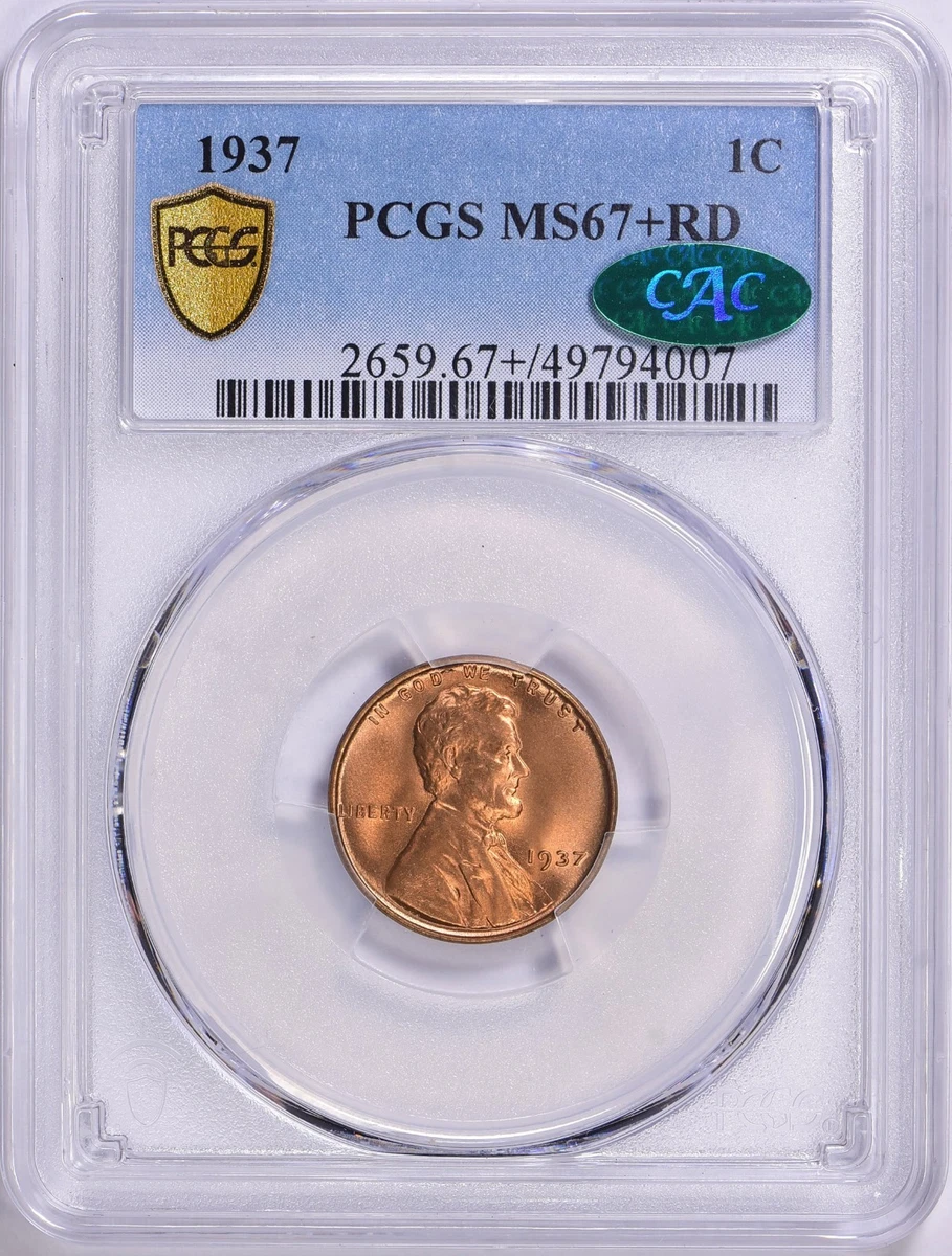 PCGS & CAC Copper Grade MS 67 US Coins for sale | eBay