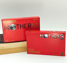 Mother 1+2 & Mother 3 Nintendo Game Boy Advance GBA EarthBound Set Tested Japan image