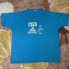 Vintage 80s Russell Athletic XL golf event tee 1988 Single Stitch Made in USA