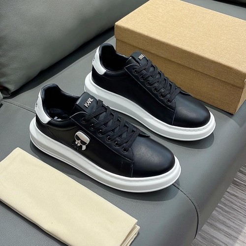 Men's Leather Shoes High-End Casual Shoes Thick Soled Fashion Shoes Skate Shoes - Picture 16 of 29