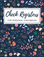 Check Registers for Personal Checkbook: Checking Account Transaction Register Bo